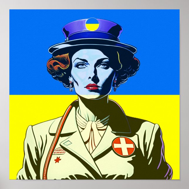 Póster Lady Ukraine (Frente)