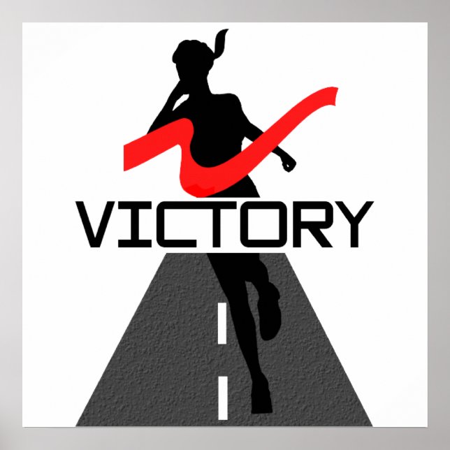 Póster Lady Victory Runner Poster (Frente)