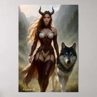 Póster Lady Wolf