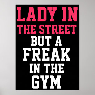 Póster Lady y Freak Motivation
