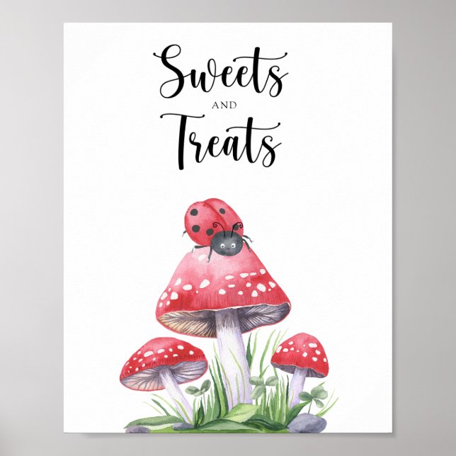 Póster Ladybug - dulces y golosinas para bebés (Frente)