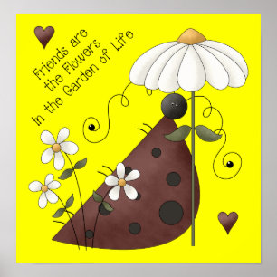 Póster ladybug Friendship