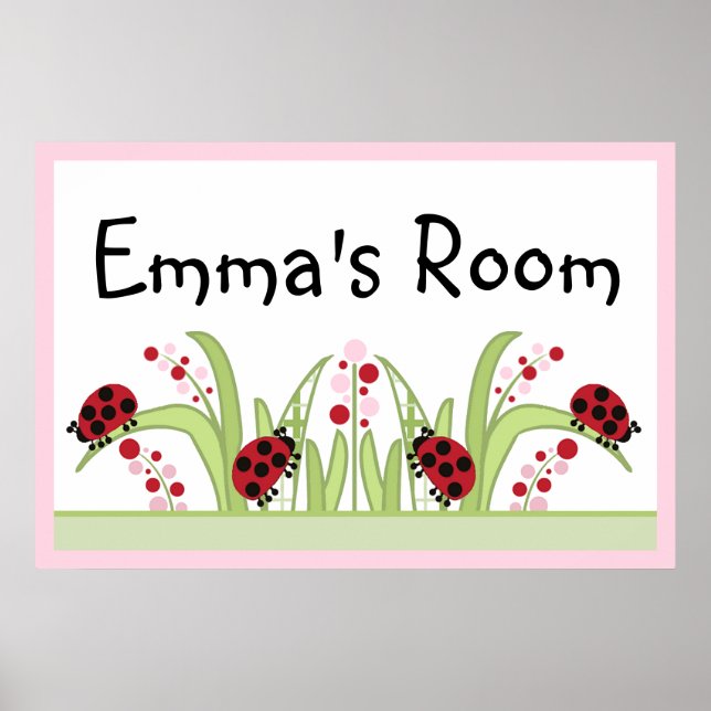 Póster Ladybug Garden poster (Frente)