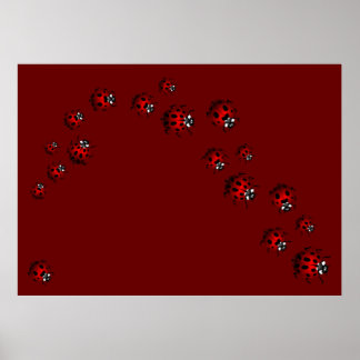 Póster Ladybug Print Ladybird Art Grande Ladybug Poster