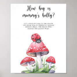 Póster Ladybug - qué tan grande es el juego de la barriga