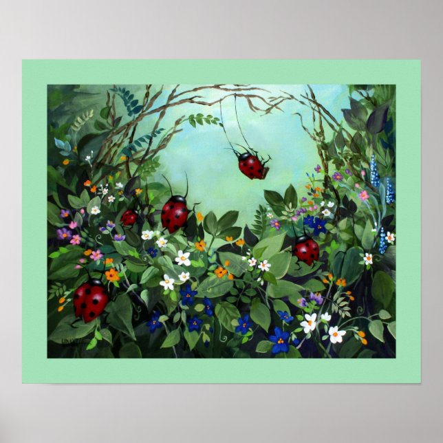 Póster Ladybugs en juego (Frente)