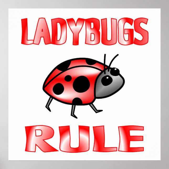 Póster LADYBUGS RULE Poster (Frente)
