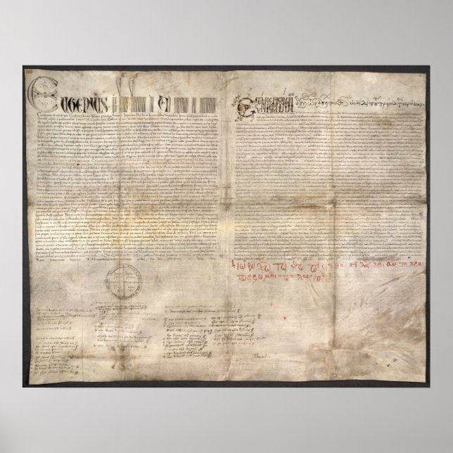 Póster Laetentur Caeli: Bulla Unionis Graecorum (Frente)