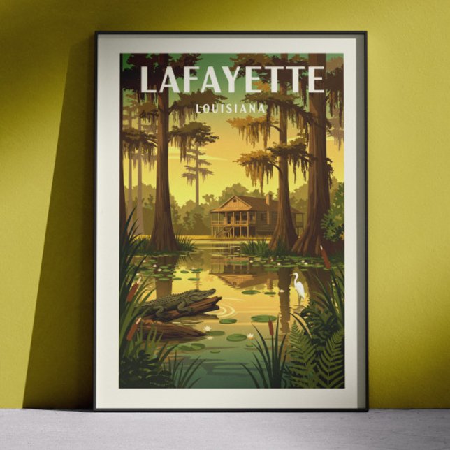 Póster Lafayette Louisiana Antiguo (Subido por el creador)