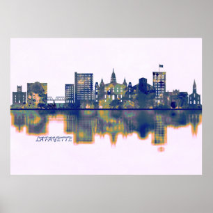 Póster Lafayette Skyline