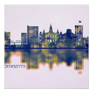Póster Lafayette Skyline