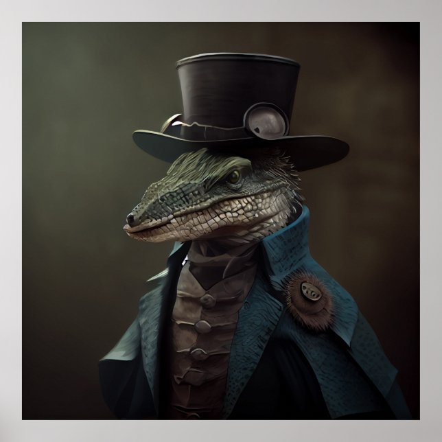 Póster lagarto poster (Frente)