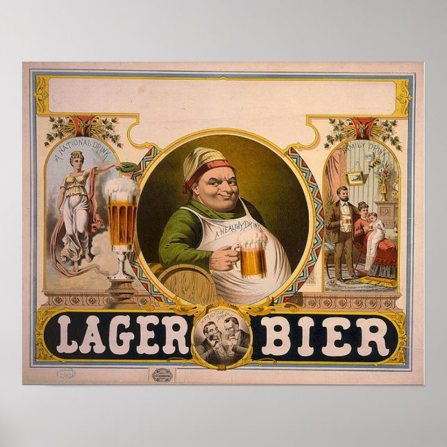 Póster Lager Beer (Frente)