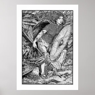Póster Lagertha Shield Maiden