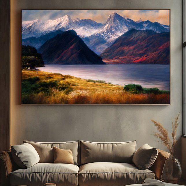 Póster Lago Alpino al Atardecer (Subido por el creador)