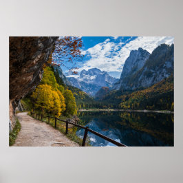 Póster Lago alpino Gosauseen Austria