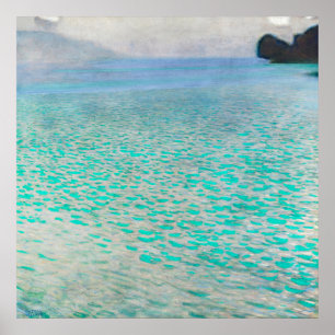 Póster Lago Atter, Gustav Klimt