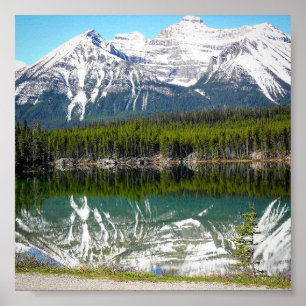 Póster Lago Banff