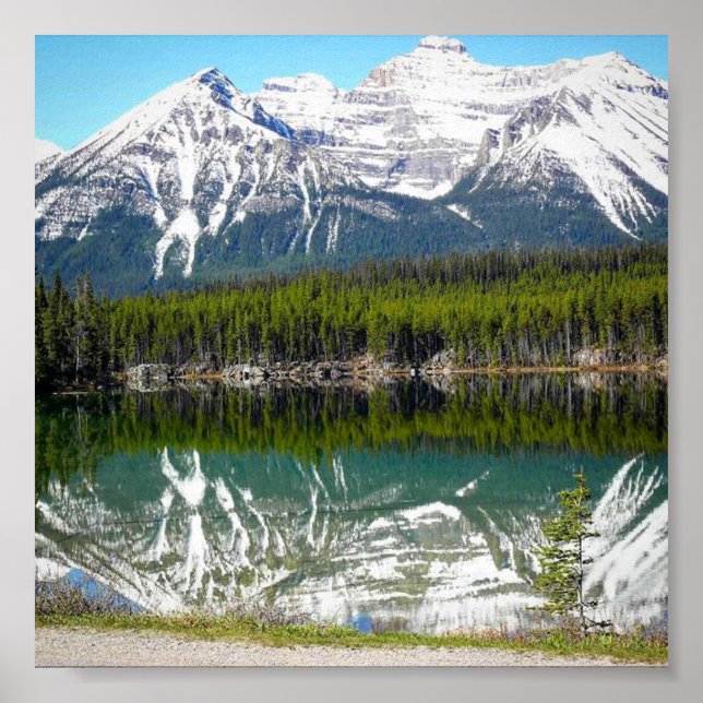 Póster Lago Banff (Frente)