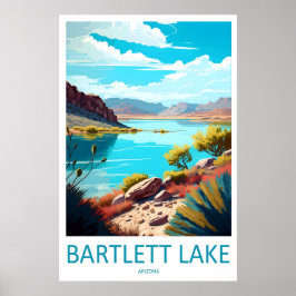 Póster Lago Bartlett 1