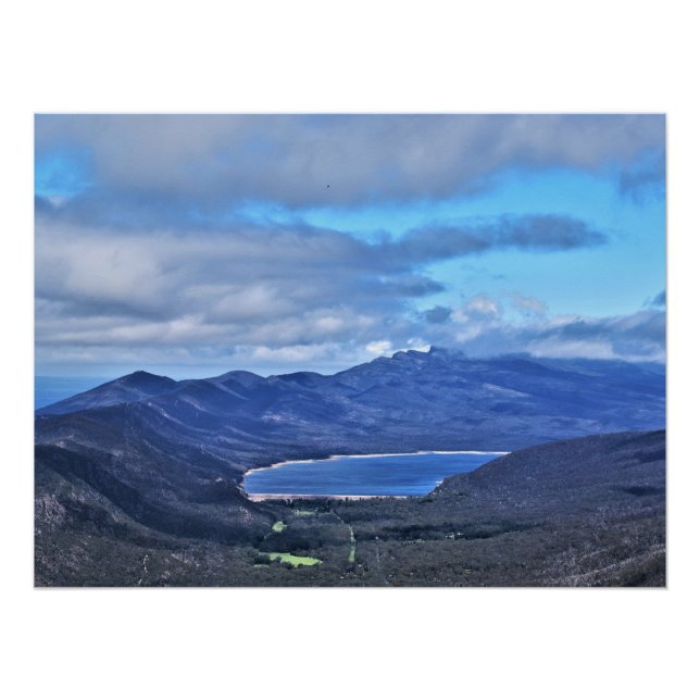 Póster Lago Bellfield de Boroka Lookout (Anverso)