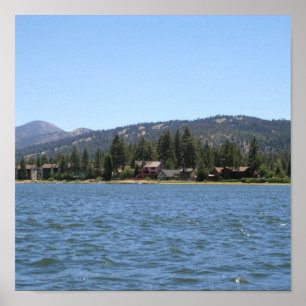 Póster Lago Big Bear, CA