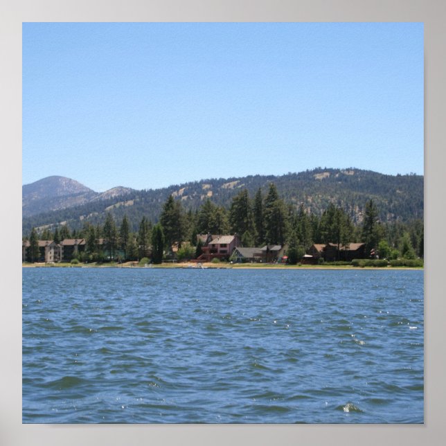 Póster Lago Big Bear, CA (Frente)