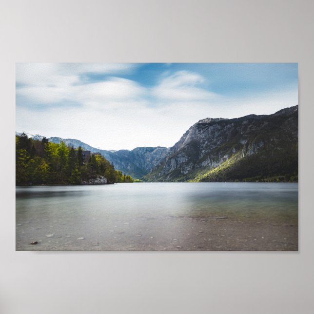 Póster Lago Bohinj, Eslovenia (Frente)