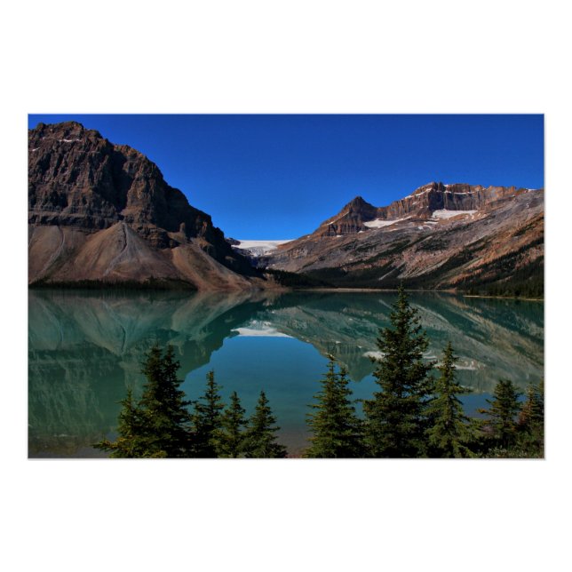 Póster Lago Bow En El Parque Nacional Banff, Alberta (Anverso)