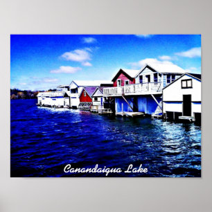 Póster Lago Canandaigua