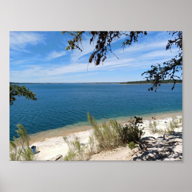 Póster Lago Canyon, Texas, Estados Unidos (Frente)