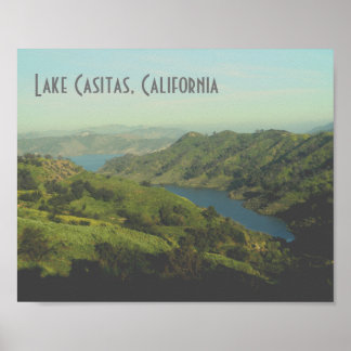 Póster Lago Casitas, Califonia - Poster