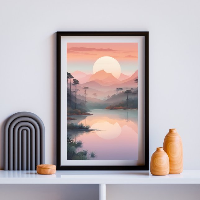 Póster Lago Celestial Serenidad (Subido por el creador)