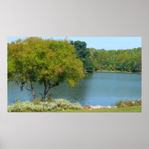 Póster Lago Centennial en Ellicott City Maryland