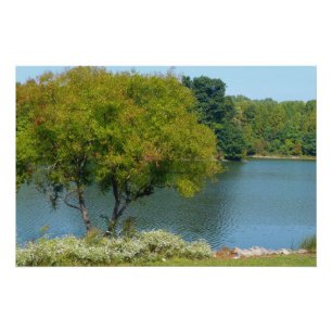 Póster Lago Centennial en Ellicott City Maryland