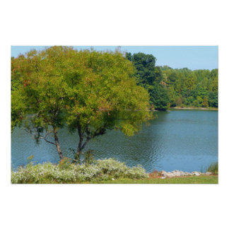 Póster Lago Centennial en Ellicott City Maryland