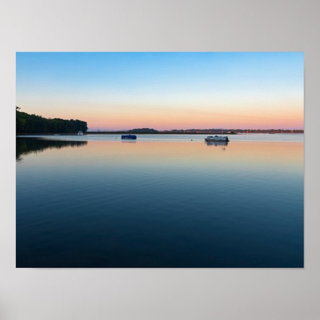 Póster lago champlain amanecer en la bahía de saint alban (Frente)