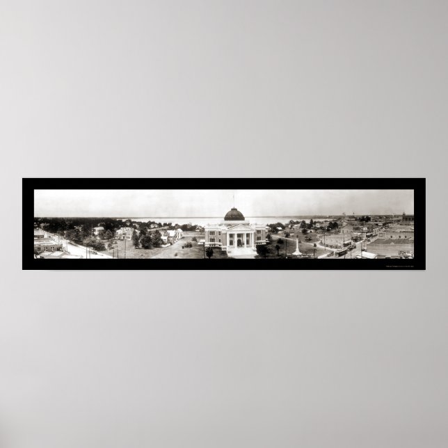 Póster Lago Charles, LA Photo 1923 (Frente)