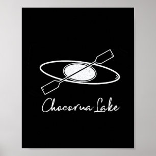 Póster Lago Chocorua New Hampshire Kayak Kayakismo Embarc