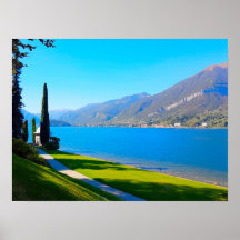Lago Como Bellagio Walkway Italia