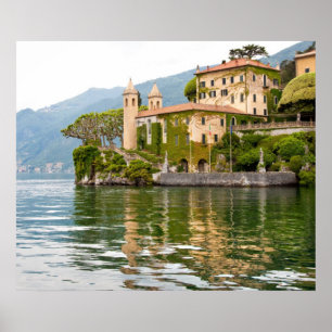 Póster Lago Como en Italia