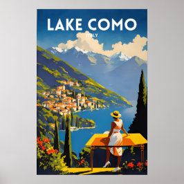Póster Lago Como Italia