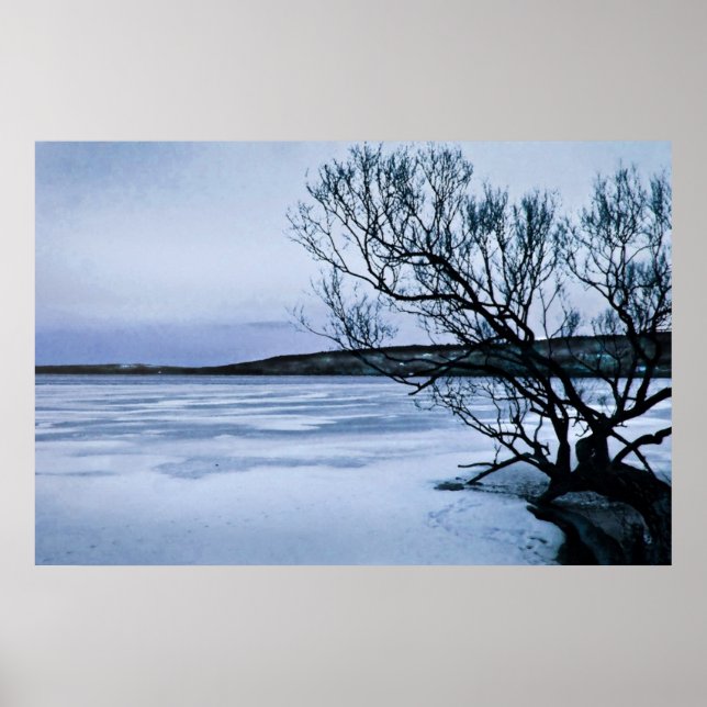 Póster Lago Congelado (Frente)