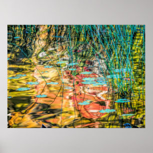 Póster Lago Council en el Bosque Nacional Hiawatha, Michi