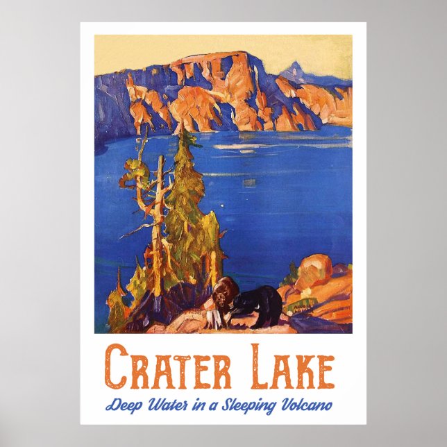 Póster Lago Crater (Frente)