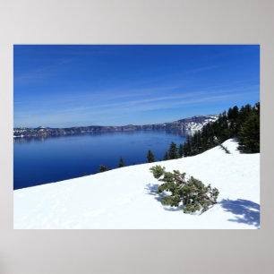 Póster Lago Crater, Oregón