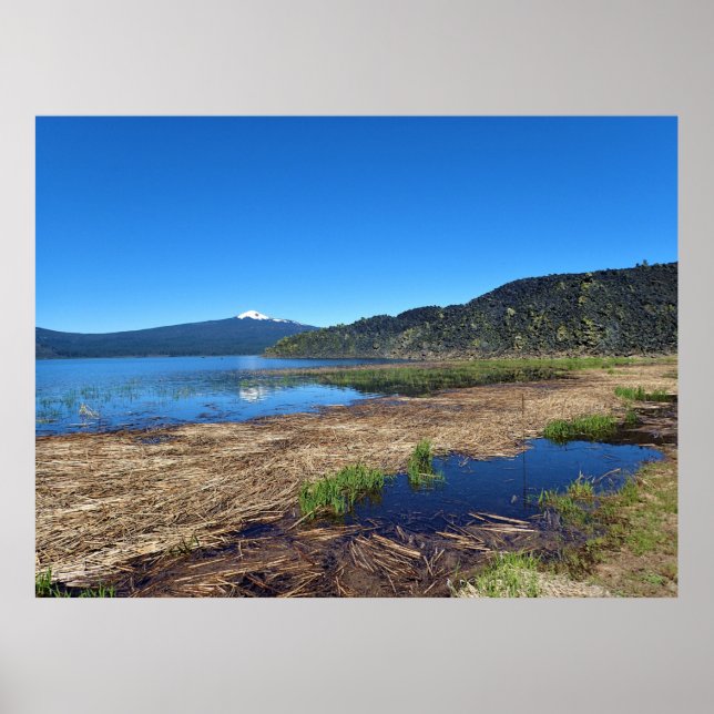 Póster Lago Davis, OR (Frente)
