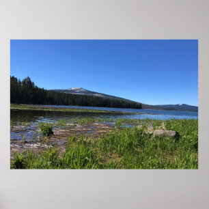 Póster Lago Davis, Oregón