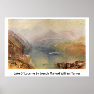 Póster Lago de Alfalfa de José Mallord Guillermo Turner