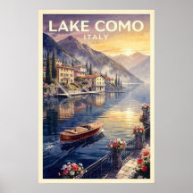 Lago de Como Italia Viajes Antiguos